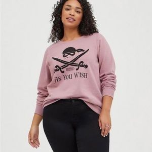 Torrid princess bride as you wish sweatshirt size 3